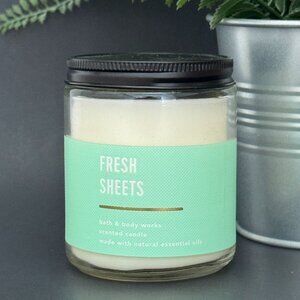 BBW Fresh Sheets Bath & Body Works Mason Jar Single Wick Candle